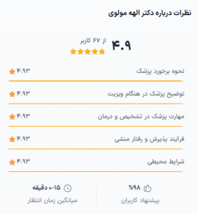 نظر کاربر دکترتو (دکتر الهه مولوی)