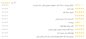 نظر کاربر نوبت دات ای ار (دکتر محمدمهدی رحمانی)
