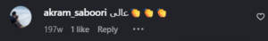 نظر کاربر اینستاگرام (کلینیک زیبایی اسپادانا)