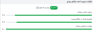 نظر کاربر paziresh24 (دکتر احمد یکتا)