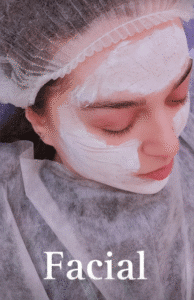 نمونه پاکسازی پوست (کلینیک زیبایی یاس)