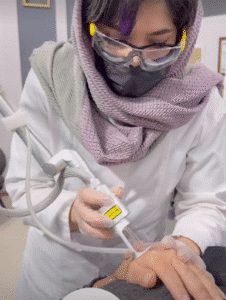 نمونه لیزر فرکشنال دکتر سارا ملکارا