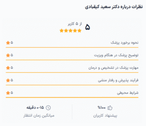 نظر کاربر دکترتو (دکتر سعید کیقبادی)