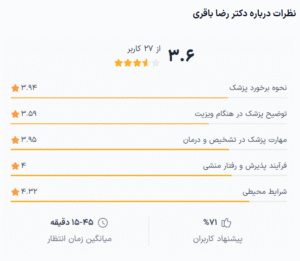 نظر کاربر دکترتو (دکتر رضا باقری)