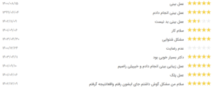 نظر کاربر نوبت دات آی آر (دکتر مسغود ناصری صدر)