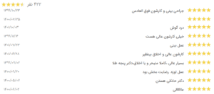 نظر کاربر نوبت دات آی آر (دکتر داریوش عرفانیان)