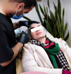 نمونه مزونیدلینگ کلینیک زیبایی آرمان