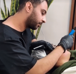 نمونه مزونیدلینگ کلینیک زیبایی آرمان